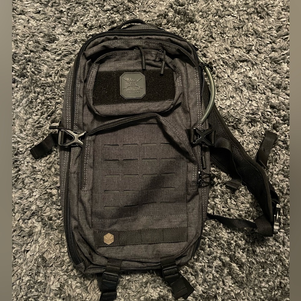 Samari Tactical Backpack with water pack